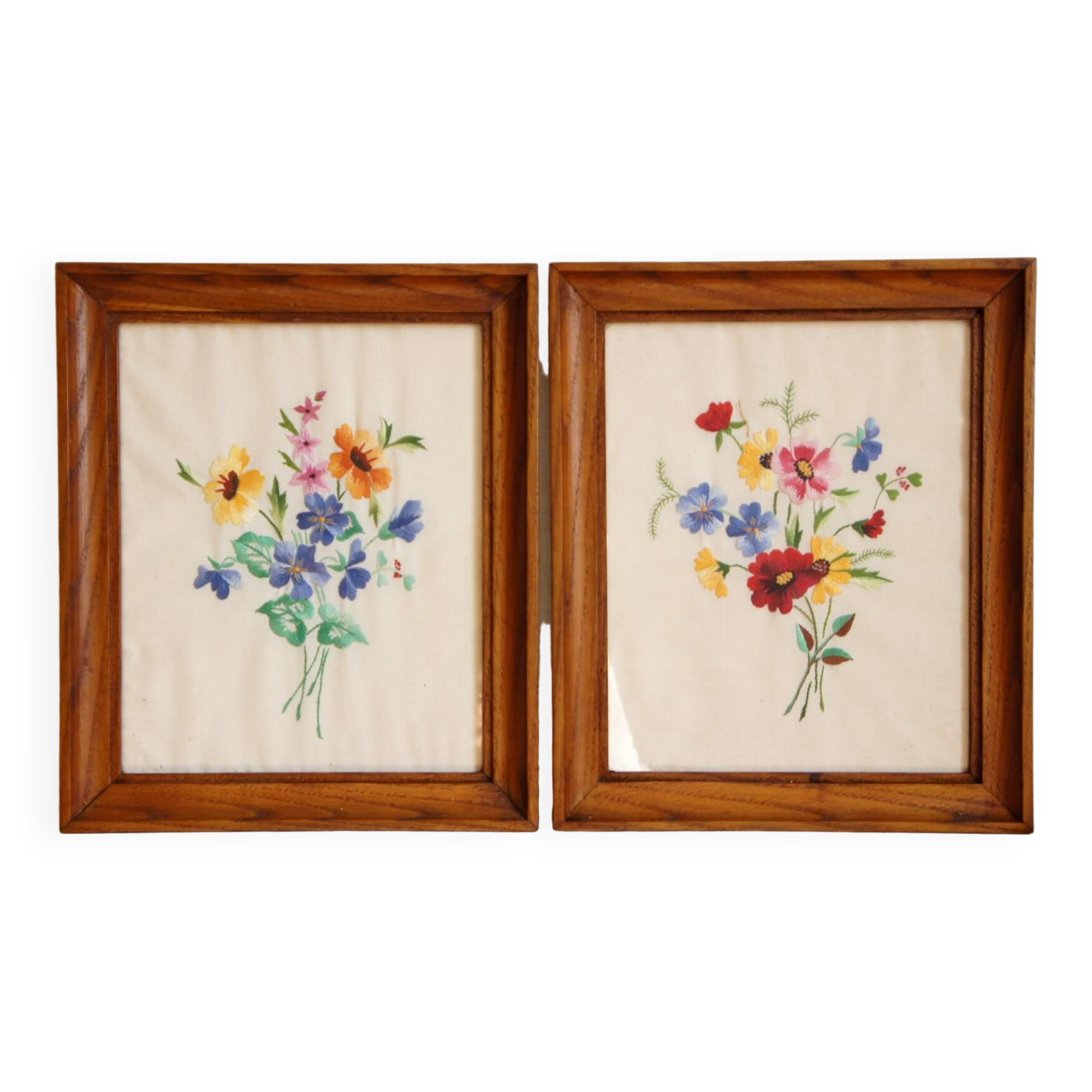 Set of 2 “bohemian” embroidery frames