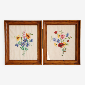 Set of 2 “bohemian” embroidery frames