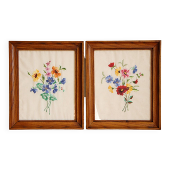 Set of 2 “bohemian” embroidery frames