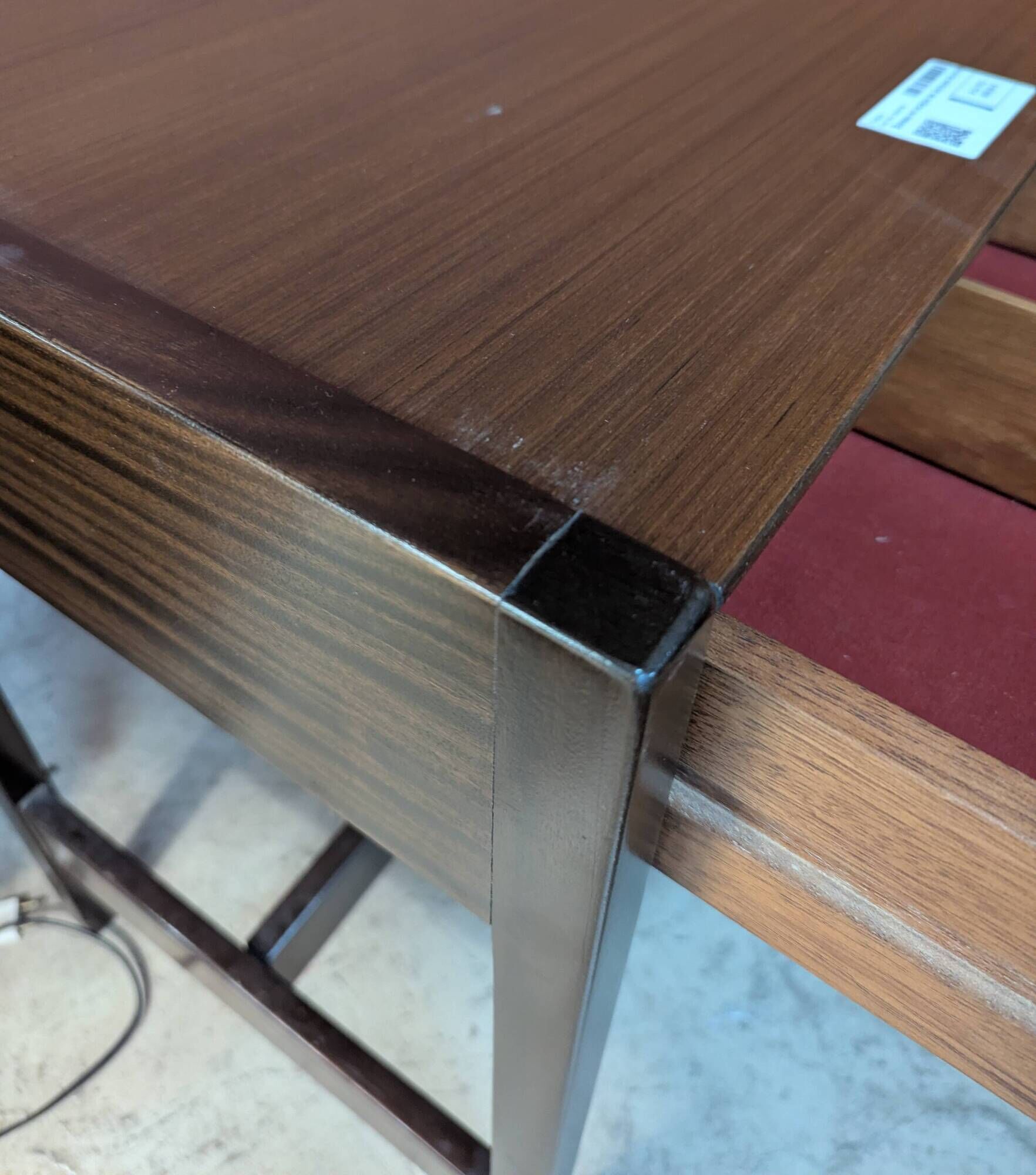 Mahogany desk by Jacques Auville