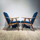Paire de fauteuils Ton vintage 60