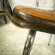 Vintage armchair in skai
