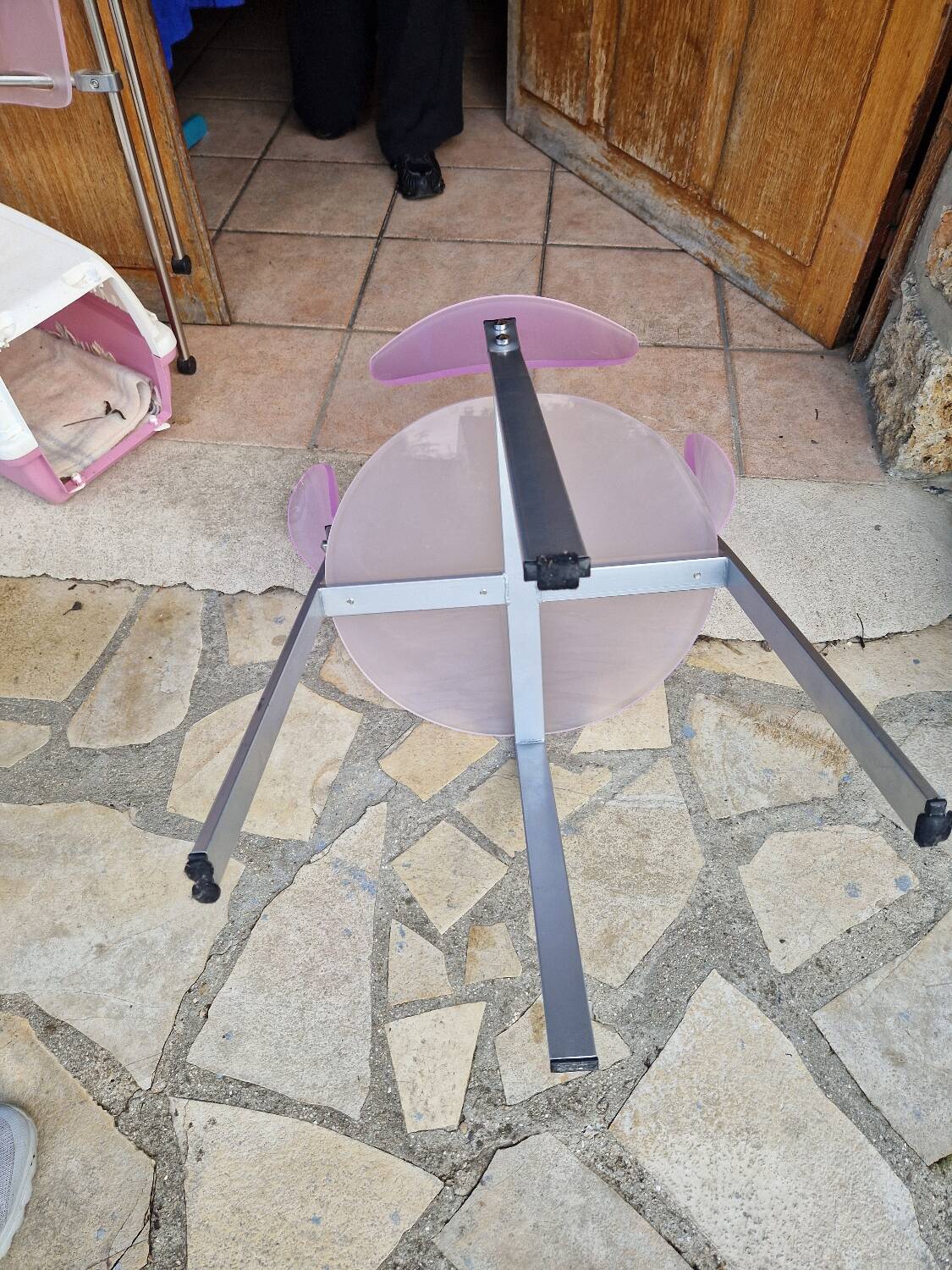 Chaises en plexiglas Piretti vintage