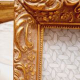 Gilded wood photo frame