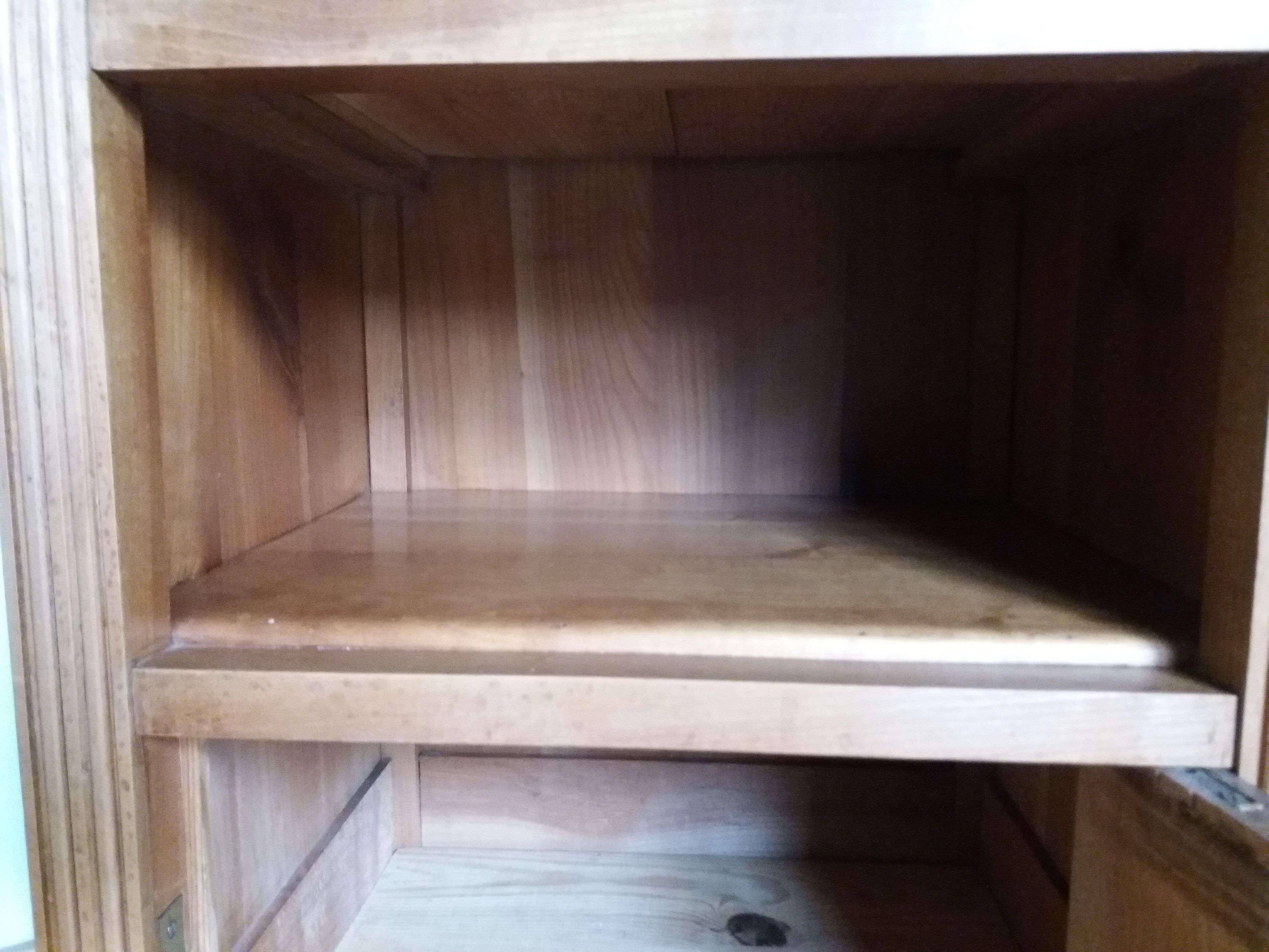 Art deco wooden bedside table