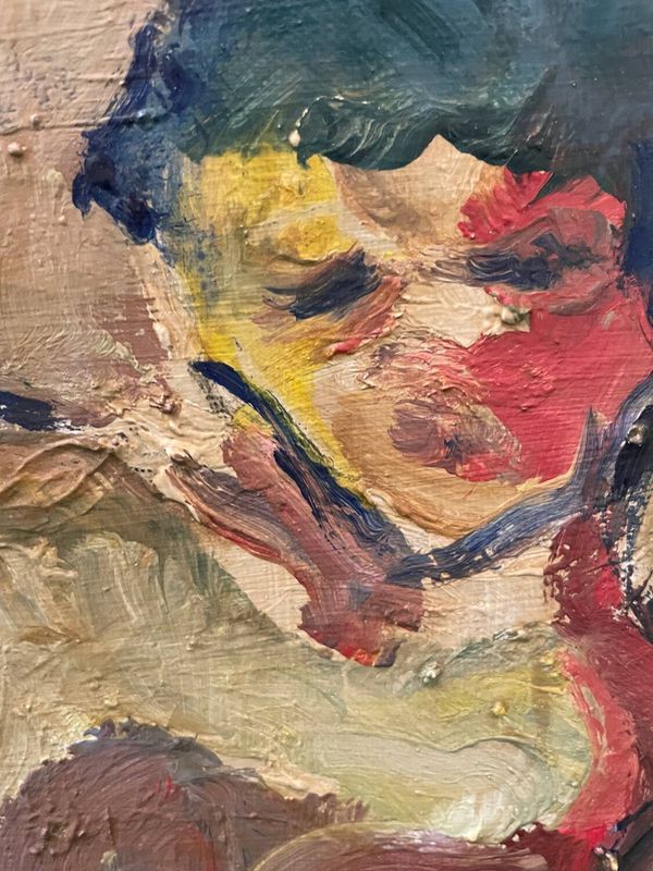 Tableau moderne Denise Dobin 1969
