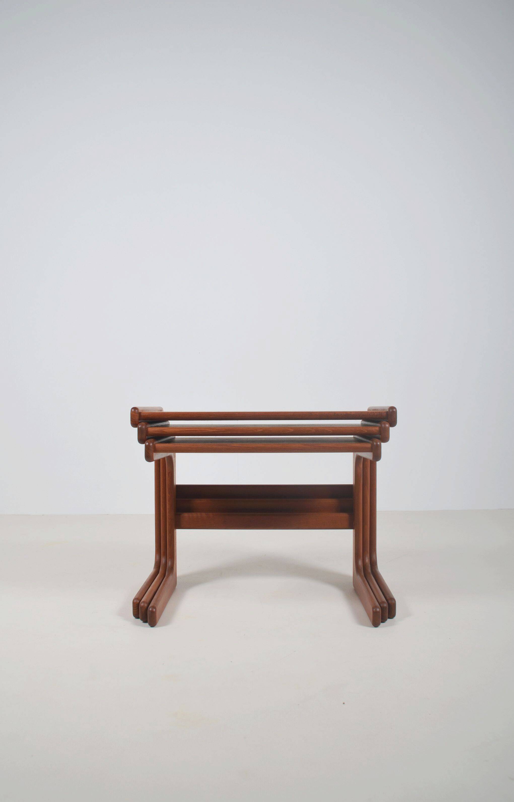 Set of Danish nesting tables by Salin Møbler, 1960s