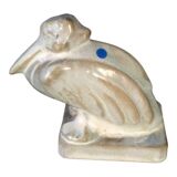 Roger Guerin - Stylised Pelican - Art Deco sculpture in sandstone (from Bouffioulx)