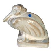 Roger Guerin - Stylised Pelican - Art Deco sculpture in sandstone (from Bouffioulx)