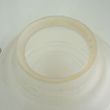 Glass hanging art deco ceiling light. aluminium structure