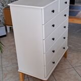 Rød Sødgren linen chest of drawers
