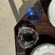 Set of 14 triangular glass ashtrays D13