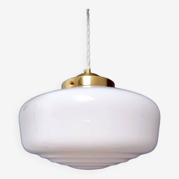 Rakhi opaline globe pendant light