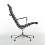 Black Herman Miller Original Eames EA316 ‘Ribbed’ Lounge Aluminium Chair