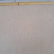 Table basse en rotin porte revue vintage