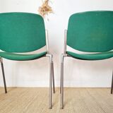 2 chairs by Giancarlo Piretti for Castelli, 1970