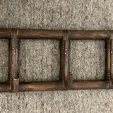 Vintage rattan coat rack from the 60s