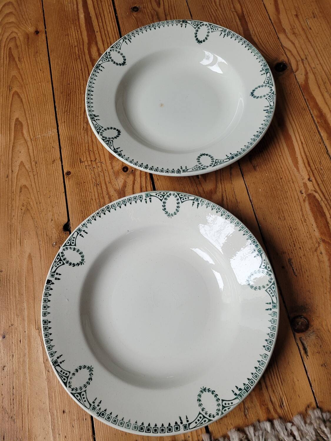 Lot n°1 of 6 soup plates 418 St Amand