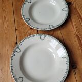 Lot n°1 of 6 soup plates 418 St Amand