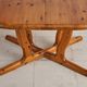 Brutalist extendable table in pine, Rainer Daumiller, Denmark, 1970s.