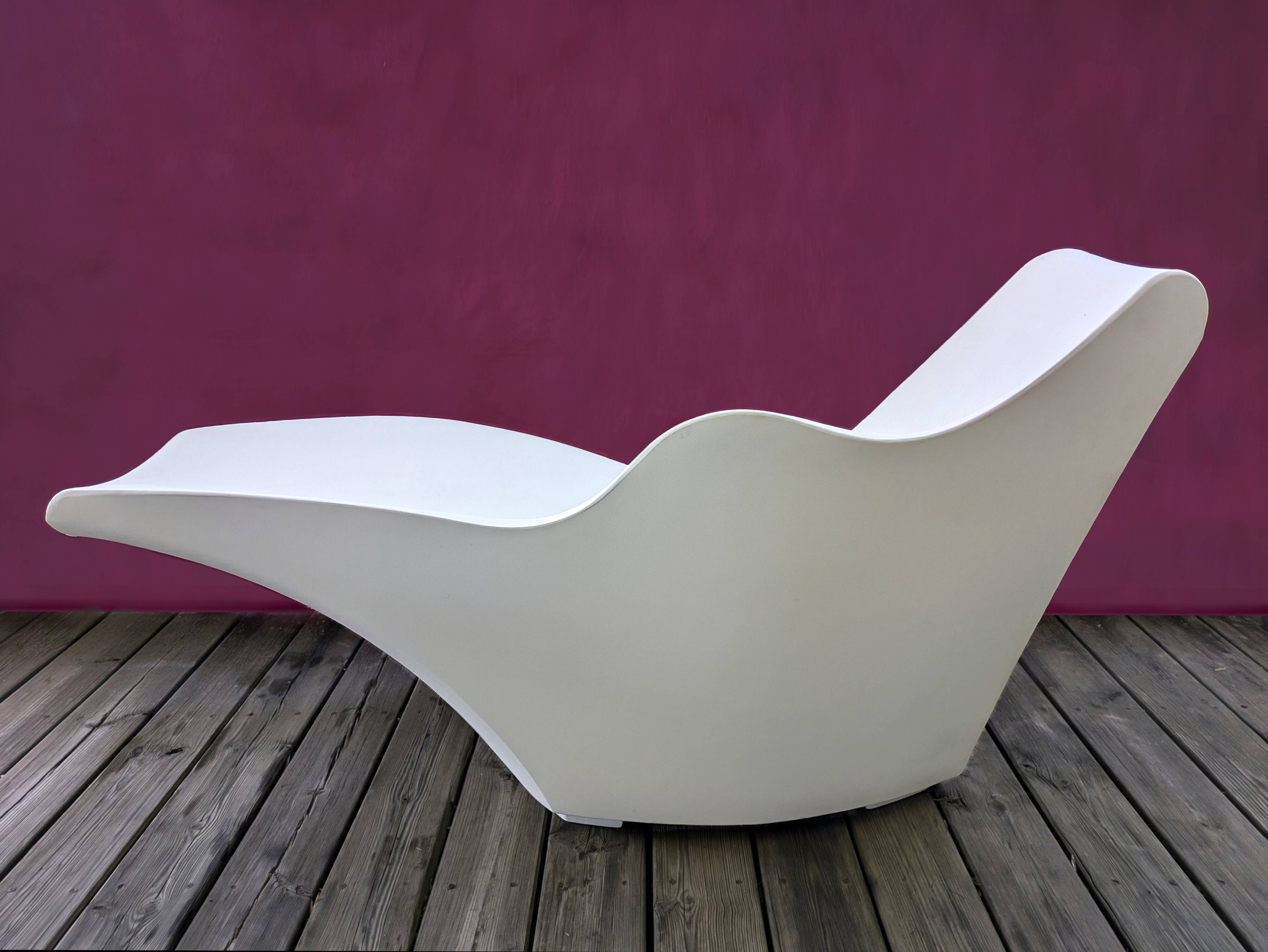 Chaise longue/méridienne "Tokyo Pop" / Tokujin Yoshioka / Driade (2000s)