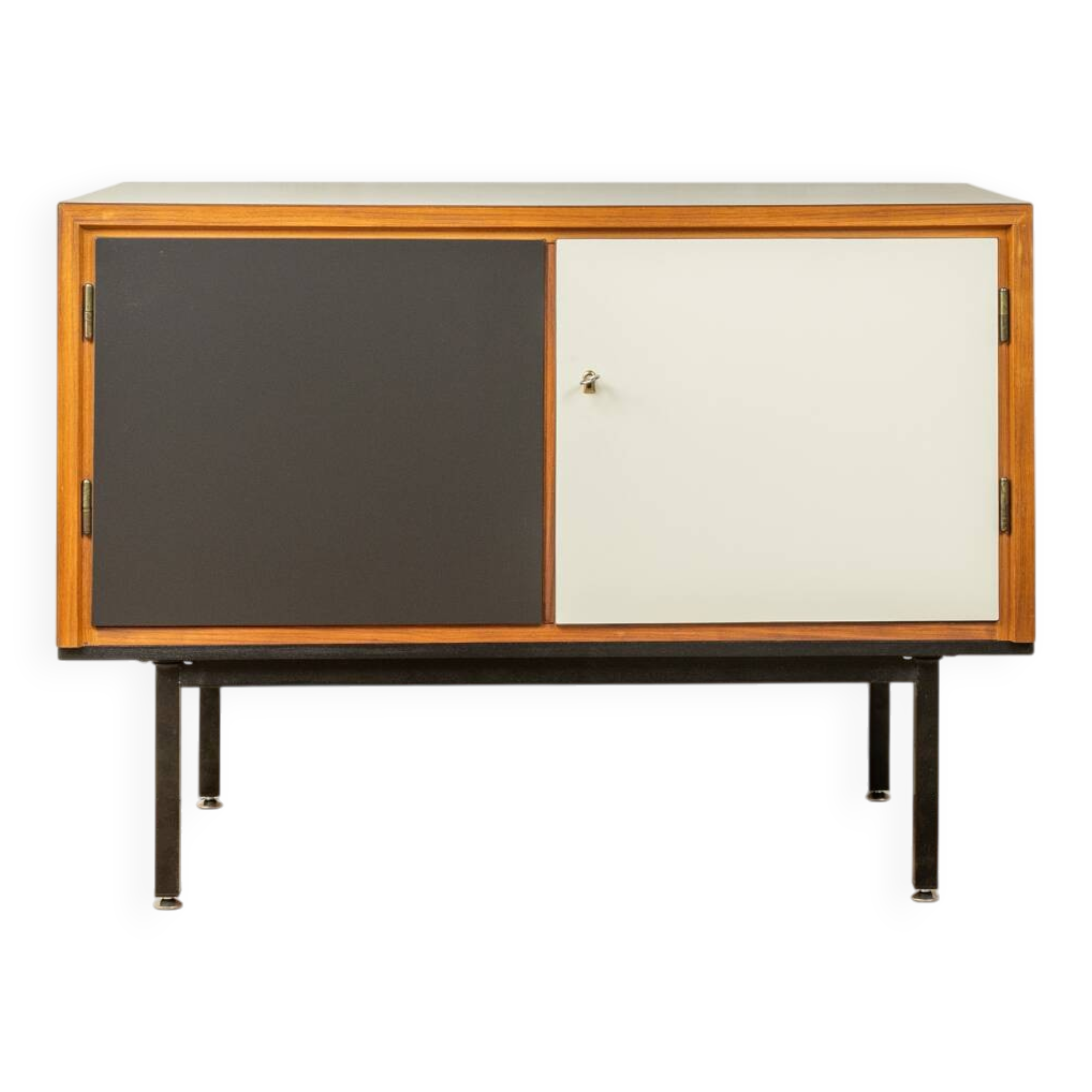 1950s black and white Sideboard