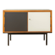 1950s black and white Sideboard