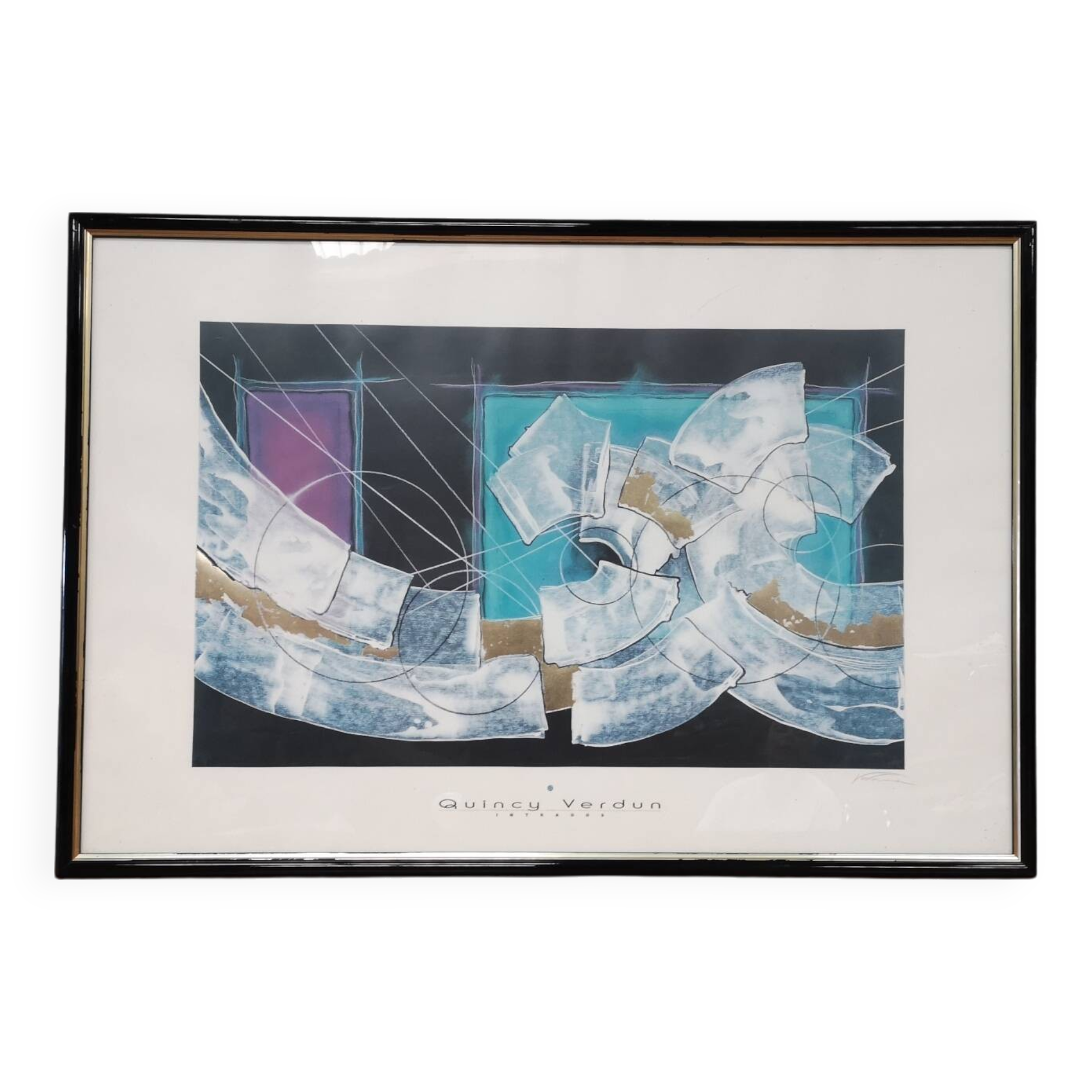 quincy verdun poster intrados signed in pencil verdun