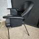 Fauteuil noir années 50
