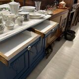 Refurbished blue buffet