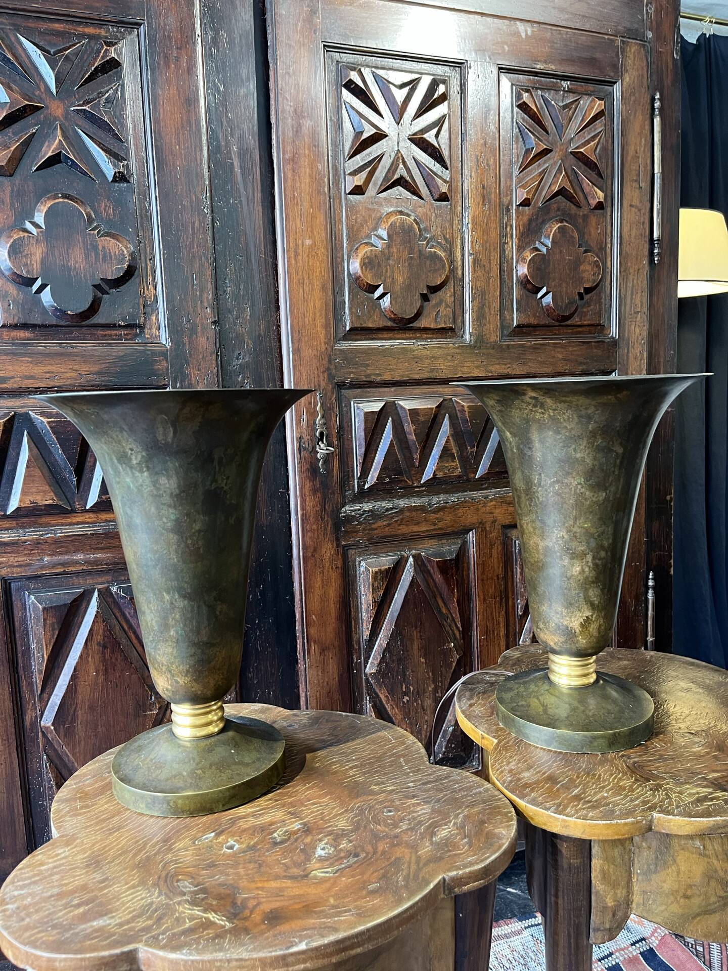 Beautiful pair of Art Deco lamps from the 1930s.