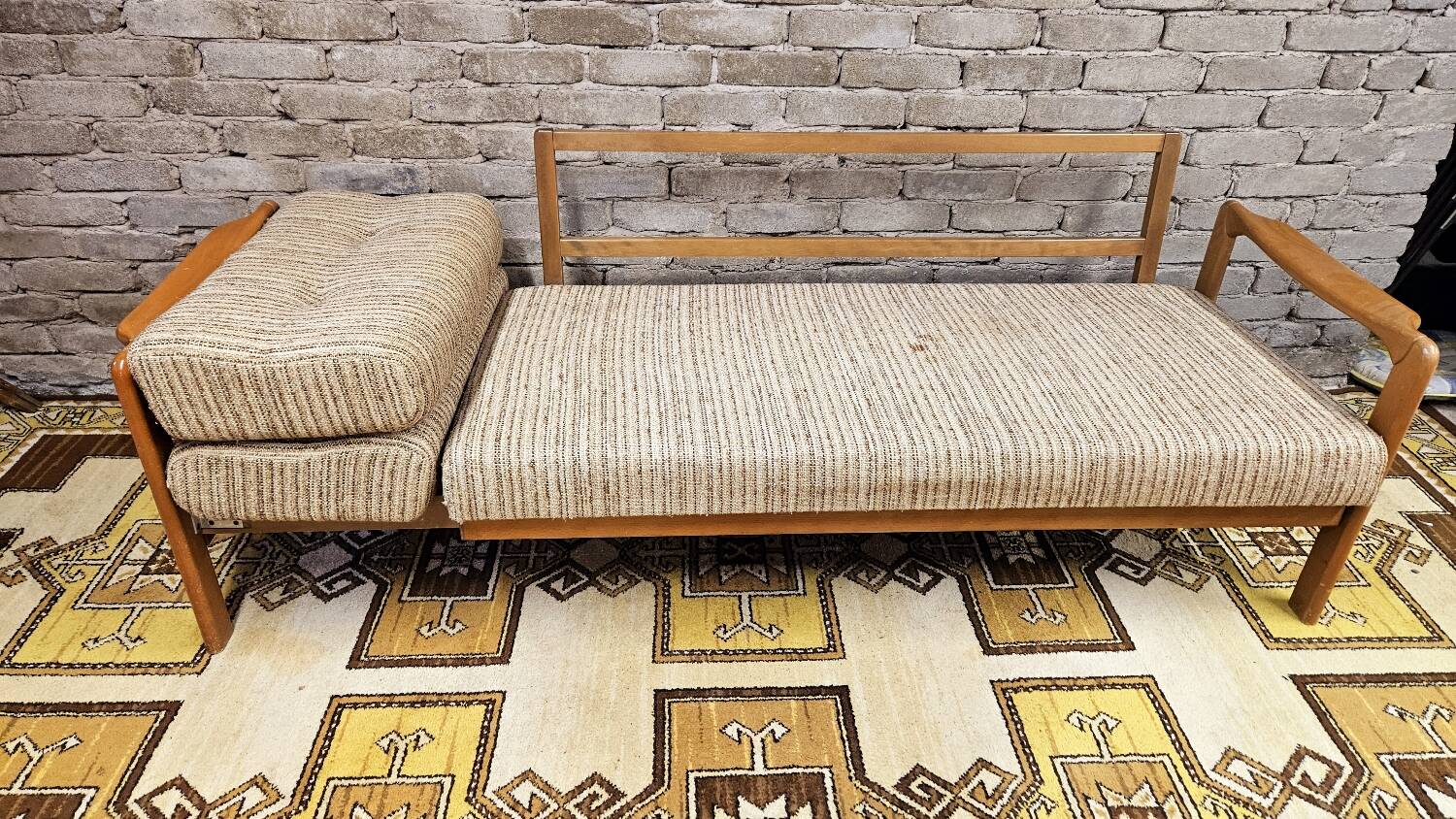 Vintage 1960s Scandinavian daybed sofa