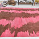 7x10 oversize pink hemp rug, 218x295cm