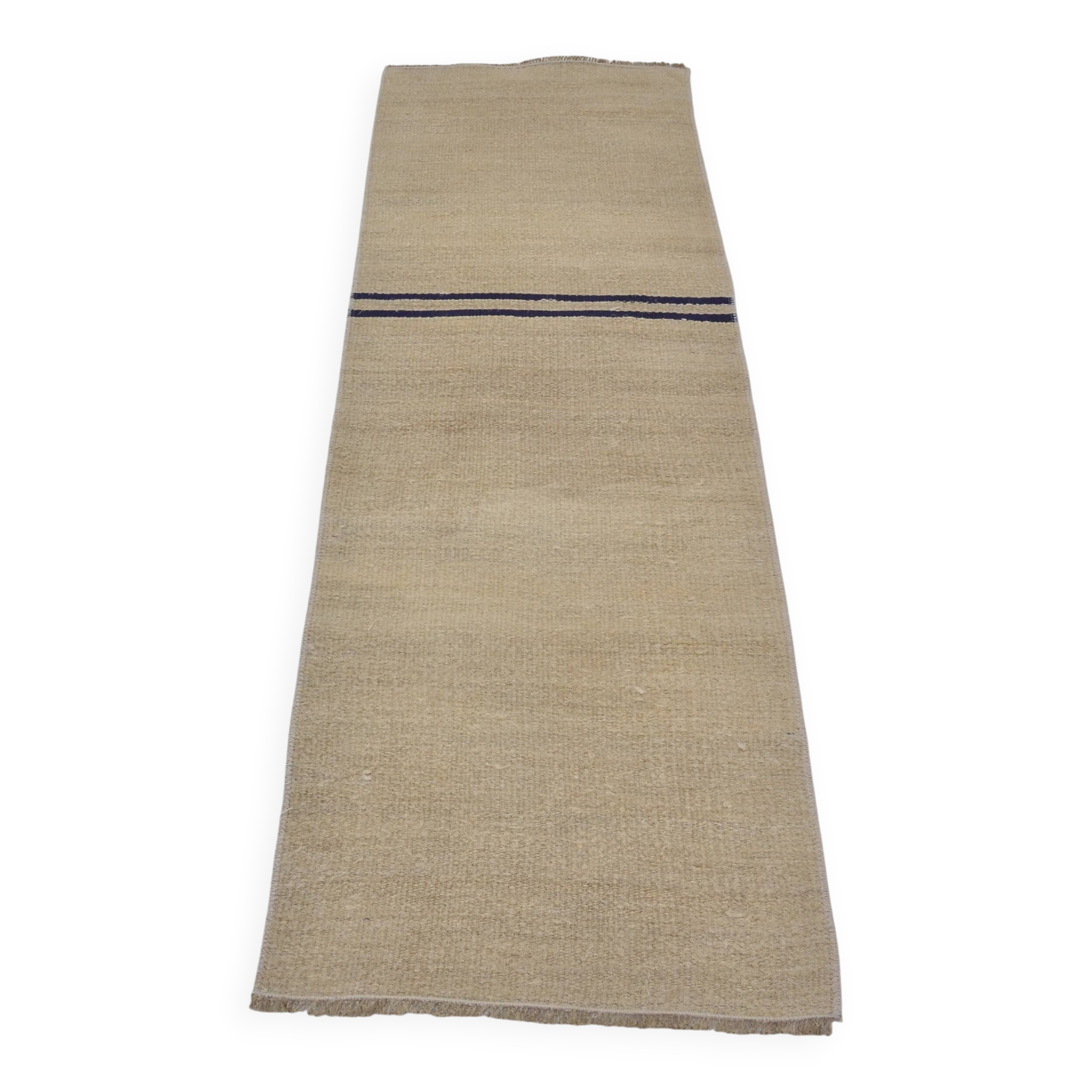 Off White Anatolian Hemp Kilim sku 3928