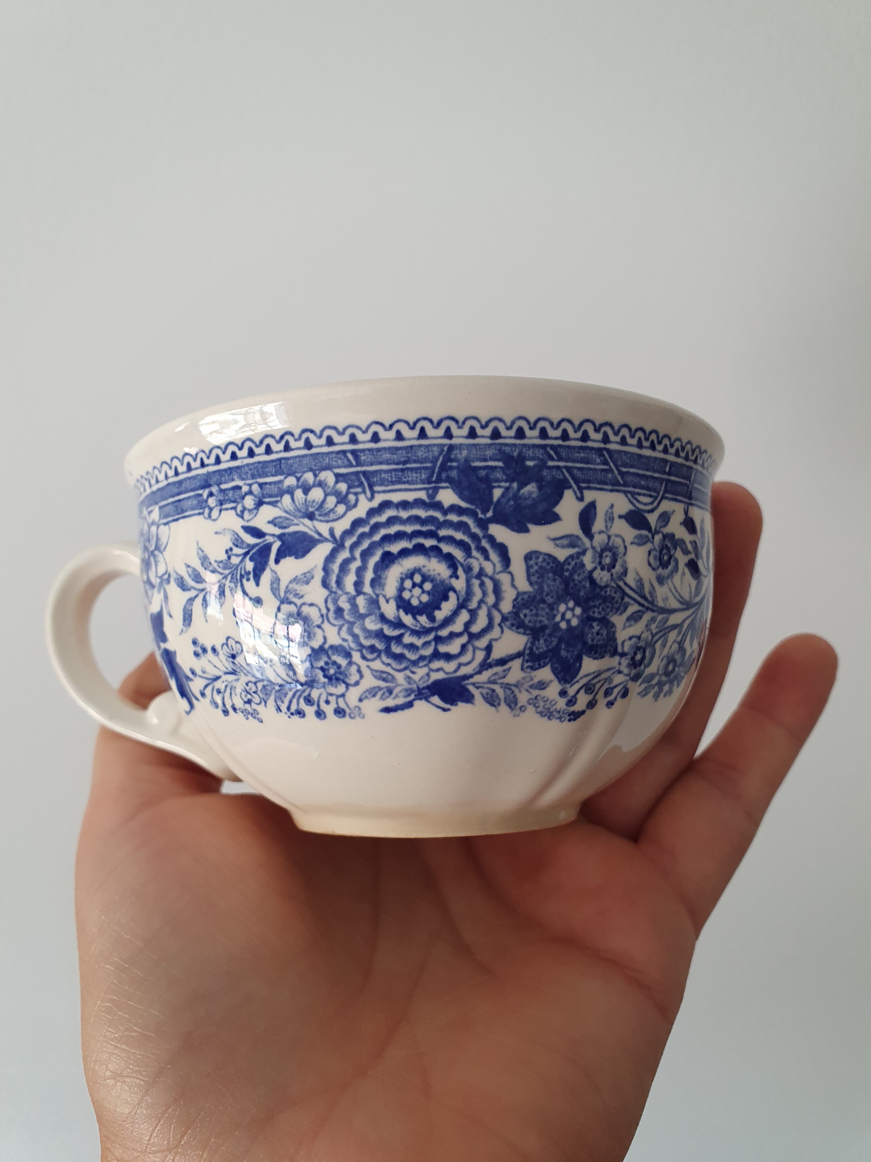 2 tasses à café Villeroy et Boch, modèle Burgenland, 1950
