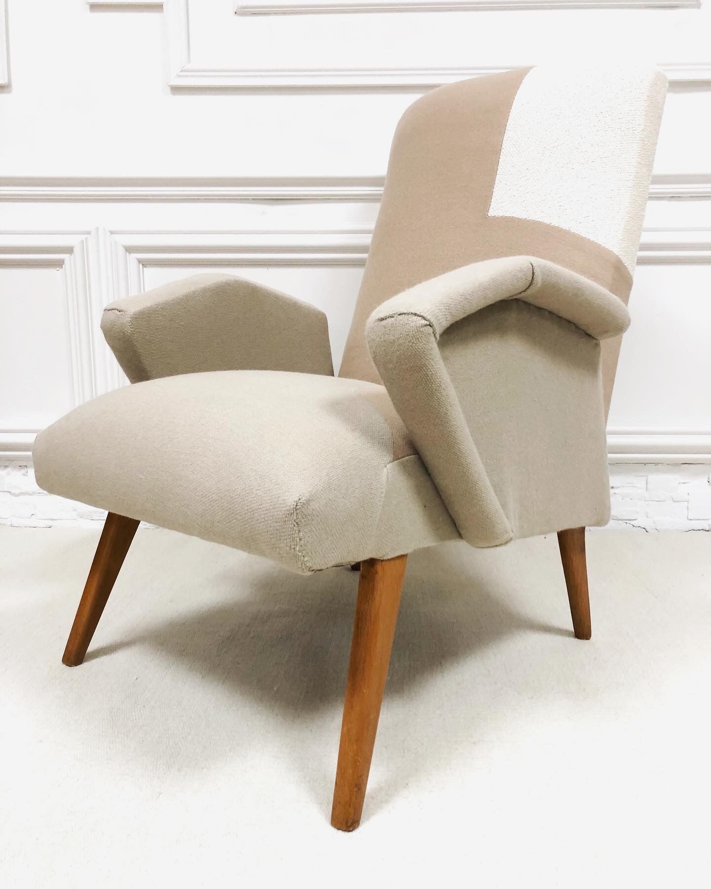 Restored Scandinavian vintage armchair