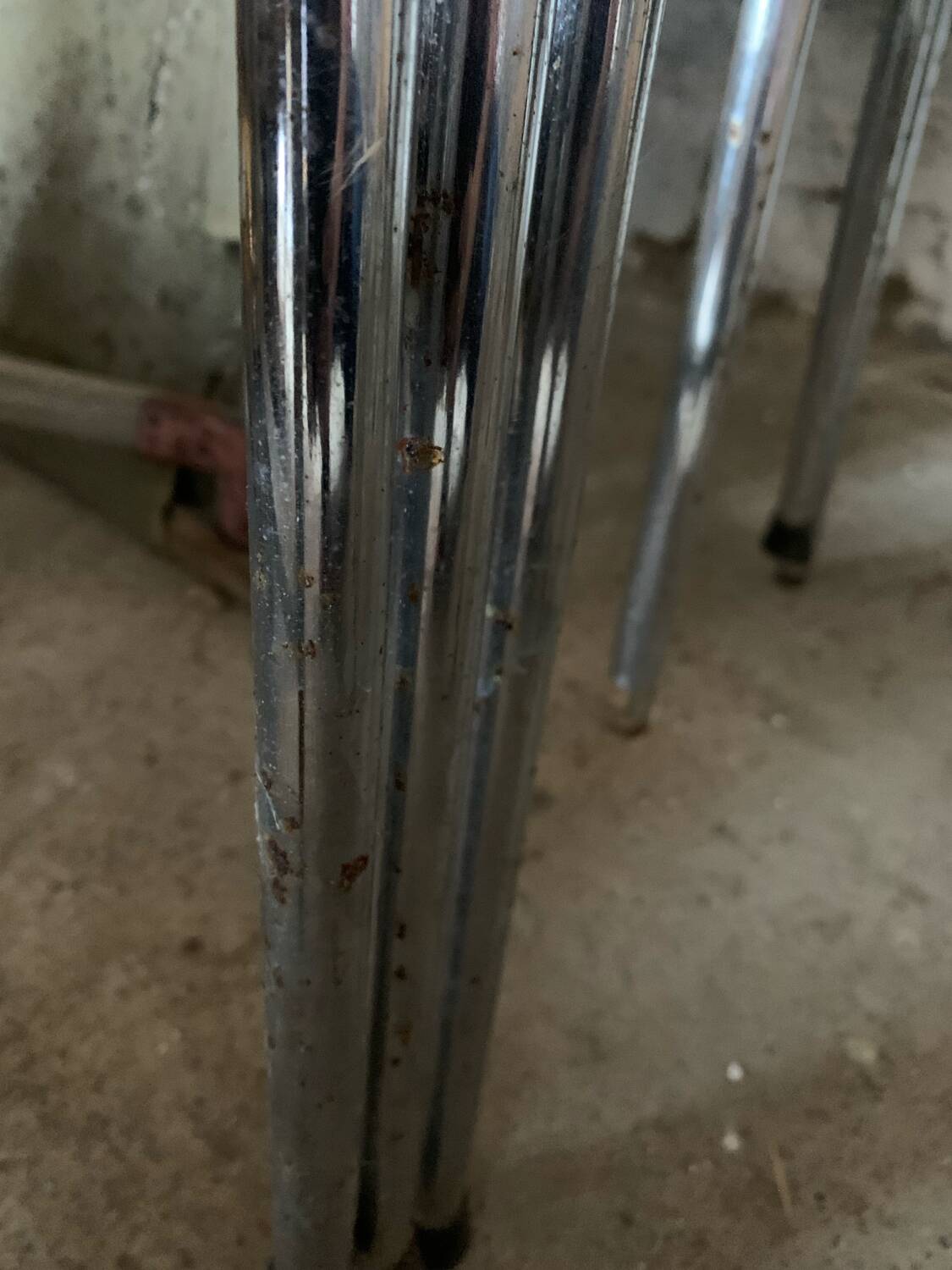 Set of 4 plexiglass chairs