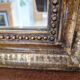 Antique Louis Philippe mirror, black and gold, 62 x 49 cm