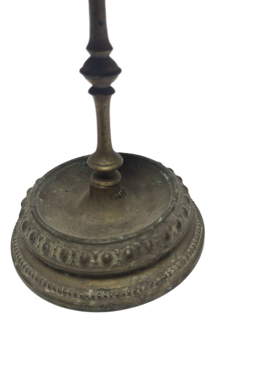 Austro-Hungarian Empire Biedermeier silver candleholder, 1890s