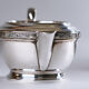 Vintage milk jug silver plate, old sheffield, 19th century