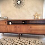 Scandinavian design sideboard in vintage teak