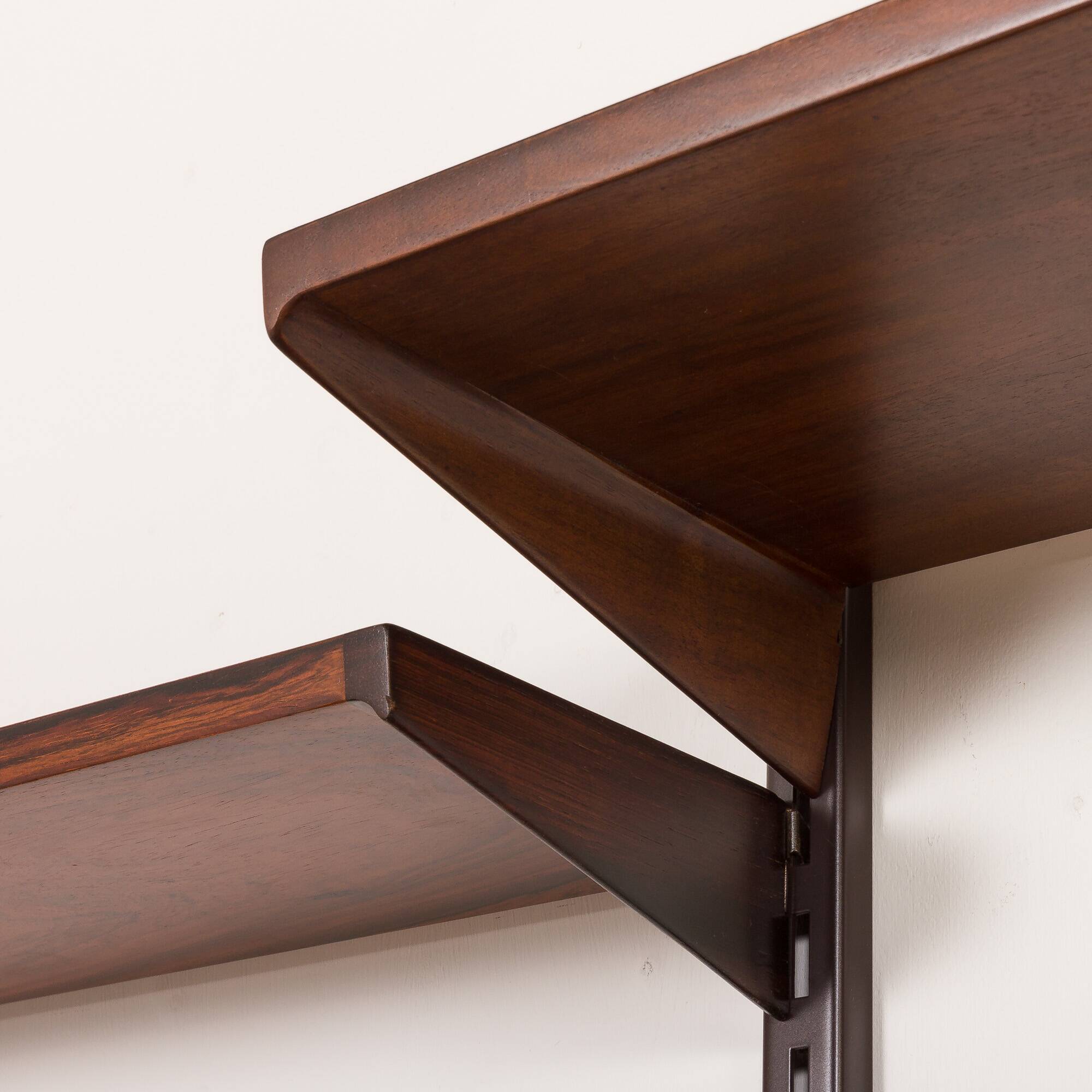 Kai Kristiansen rosewood wall unit for FM Mobler, Denmark, 1960s