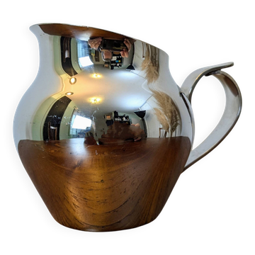 Antique stainless steel milk jug by Remy Letang