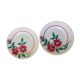 2 assiettes plates de Sarreguemines modèle Monceau