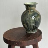 Signed ceramic vase.