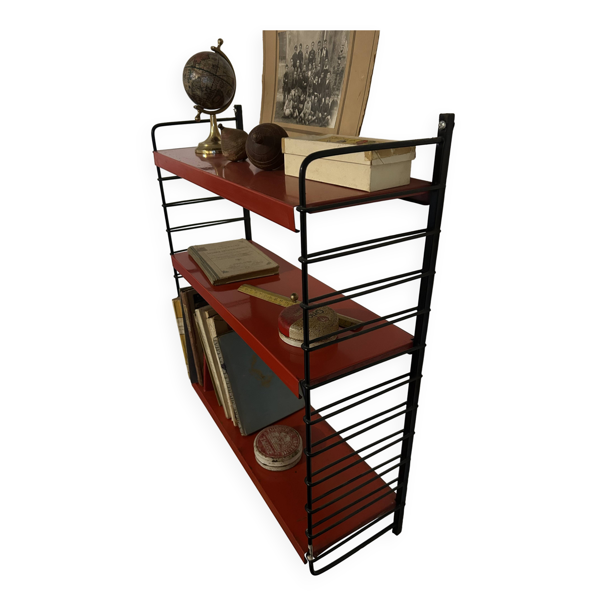 Vintage Nordic wall shelf