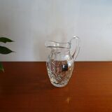 Jug / pitcher with crystal water Saint Louis signed - Model Chantilly