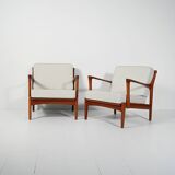 Pair of “Kuba” Armchairs by Bertil Fridhagen