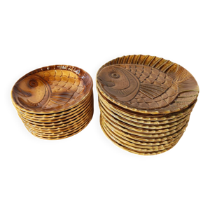 Assiettes vintage en