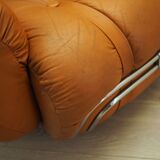 Orange sofa, Space Age design, 1960s, production: Italy